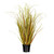Vickerman 24" PVC Artificial Potted Mixed Brown Grass