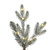 Vickerman 4' x 33" Gooding Potted Pine Artificial Tree Warm White LED Mini Lights