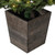 Vickerman 4' x 31" Gibson Slim Potted Pine Artificial Christmas Tree Warm White Dura-lit LED Lights