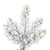 Vickerman 4' x 22" Flocked Gifford Slim Potted Pine Artificial Christmas Tree Warm White LED Lights