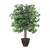 Vickerman 4' Artificial Ficus Bush Brown Plastic Container