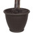 Vickerman 4' Artificial Mini Ficus Bush Brown Plastic Container