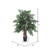 Vickerman 4' Artificial Mini Ficus Extra Full Bush Black Plastic Pot