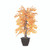 Vickerman 4' Artificial Golden Aspen Bush Brown Plastic Container