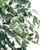 Vickerman 6' Artificial Variegated Ficus Rattan Basket