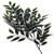 Vickerman 6' Artificial Varigated Smilax Deluxe Black Plastic Pot
