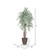 Vickerman 6' Artificial Silver Maple Executive Tree Brown Round Plastic Container