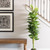 Vickerman 64" Artificial Fresh Looking Green Philodendron