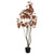 Vickerman 4' Artificial Red Potted Rogot Tree
