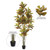 Vickerman 7' Potted Artificial Green and Orange Croton Tree