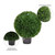 Vickerman 24" Artificial Potted Green Cedar Ball