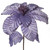 Vickerman 22" Lavender Velvet Glitter Trim Poinsettia 6 per bag