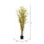 Vickerman 4' Artificial Yellow Blossom Tree in Black Planters Pot