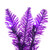 Vickerman 9' Purple Artificial Christmas Garland Purple Dura-Lit LED lights