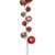 Vickerman 10' Champagne Assorted Finish Branch Ball Christmas Ornament Garland