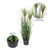Vickerman 24" Artificial Potted Green Grass