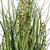 Vickerman 24" PVC Artificial Potted Green Sheep's Grass and Plastic Grass