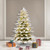 Vickerman 5.5' x 52" Flocked Kamas Fraser Tree Warm White Low Voltage 3MM LED Lights