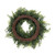 Vickerman 24" Artificial Green Buckler Fern and Grass Wreath