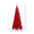 Vickerman 9' Tinsel Red Fir Slim Artificial Christmas Tree Red  Dura-lit LED Lights