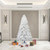  Vickerman A135780 8.5' x 61" Crystal White Pine Tree 2481T