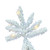 Vickerman 9' Flocked White Spruce Artificial Christmas Tree Pure White LED Lights