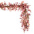 Vickerman 5' Dusty Rose Artificial Fall Eucalyptus and Berry Garland