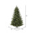 Vickerman 7.5' x 58" Welch Fraser Fir Artificial Christmas Tree Unlit