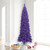 Vickerman 7.5' Flocked Purple Pencil Fir Artificial Christmas Tree Unlit