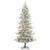 Vickerman 10' x 58" Flocked Kiana Artificial Christmas Tree with Warm White LED Lights