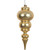 Vickerman N150608DMV - Gold Finial Ornament