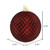 Vickerman N188465D - Burgundy Ball Ornament