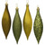 Vickerman N500114 - Olive Drop Ornament