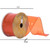 Q201758 Vickerman - 2.5 in x 10 yd Tangerine Transparent Wired Decorative Ribbon