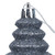 Vickerman N500287 - Pewter Finial Ornament