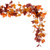 Vickerman 60" Artificial Orange Fall Maple Leaf Garland