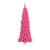 Vickerman 7.5' Flocked Pink Slim Fir Artificial Christmas Tree Unlit 