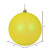 Vickerman 10" Yellow Glitter Ball Christmas Ornament