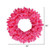 Vickerman 36" Flocked Pink Fir Artificial Christmas Wreath Pink Dura-Lit LED lights