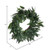 Vickerman 24" Artificial Green Seeded Willow Eucalyptus  Wreath