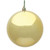  Vickerman 8" Gold Shiny Ball Christmas Ornament 