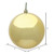  Vickerman 8" Gold Shiny Ball Christmas Ornament 