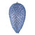 Vickerman 7" Periwinkle Matte Glitter Pinecone Christmas Ornament 4 per pack