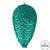 Vickerman 7" Teal Matte Glitter Pinecone Christmas Ornament 4 per set