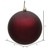 Vickerman 3" Burgundy Matte Ball Christmas Ornament 32 per Box