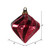 Vickerman 6" Burgundy Candy/Glitter Swirl Diamond Christmas Ornament