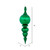  Vickerman 28" Green Shiny Finial Christmas Ornament 
