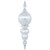 Vickerman 28" Silver Shiny Finial Christmas Ornament
