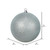 Vickerman 15.75" Silver Glitter Ball Christmas Ornament