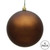 Vickerman 4" Mocha Matte Ball Christmas Ornament 6 per Bag